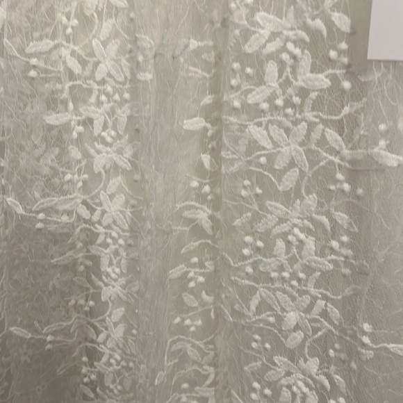 NWOT Sweetest Beloved White Mesh Embroidered Sleeveless Maxi Dress - Picture 4 of 9